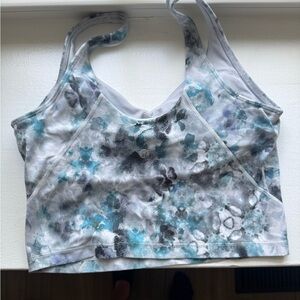 Floral Patterned Sports Bra